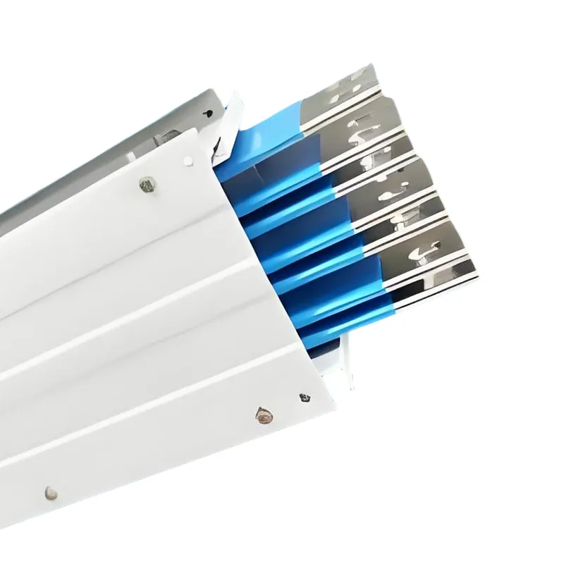 Via de ônibus isolada a ar horizontal